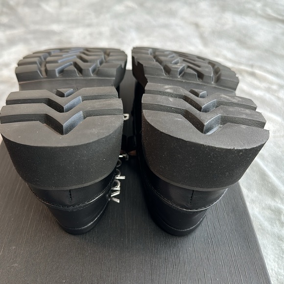 🎯NWB Beau Today Genuine Cow Leather T-Strap Loafers Black Size 6 - Picture 8 of 12